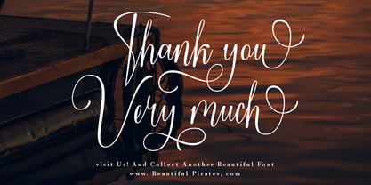 Beautiful Pirates Font Poster 10