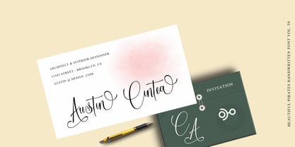 Beautiful Pirates Font Poster 8