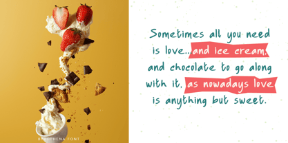 Byrophena Font Poster 7