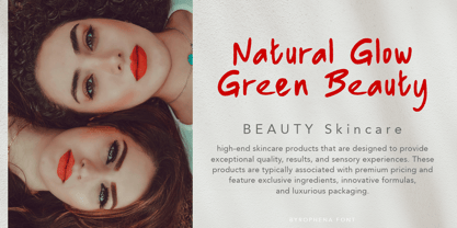 Byrophena Font Poster 8