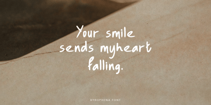 Byrophena Font Poster 2