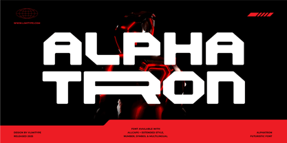 Alphatron Font Poster 1