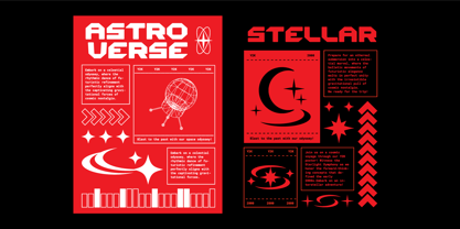 Alphatron Font Poster 9