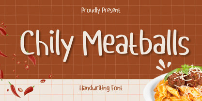 Chily Meatballs Font Poster 1