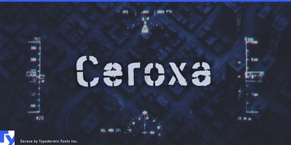 Ceroxa Font Poster 1