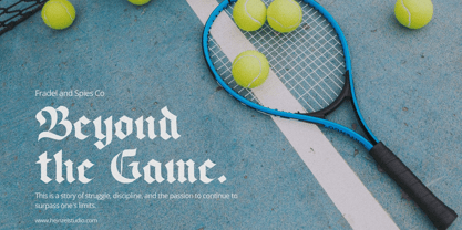 Magnefico Avenue Font Poster 12