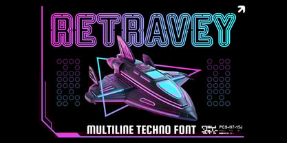 Retravey Font Poster 1