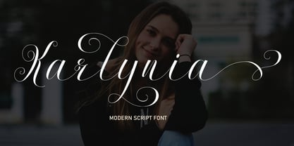 Karlynia Font Poster 1