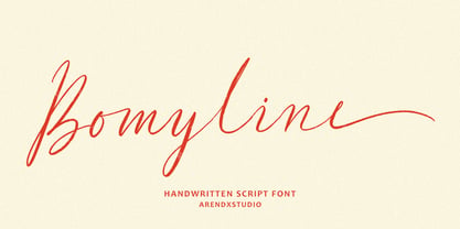 Bomyline Font Poster 1