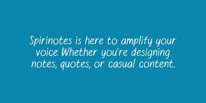 ZRTW Spirinotes Font Poster 10