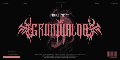 Grimwalde Font Poster 1