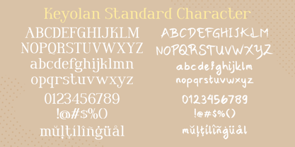 Keyolan Font Poster 3