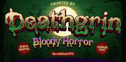 Deathgrin Font Poster 1