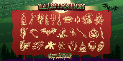 Deathgrin Font Poster 9