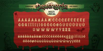 Deathgrin Font Poster 10