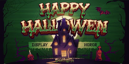 Deathgrin Font Poster 11