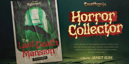 Deathgrin Font Poster 4