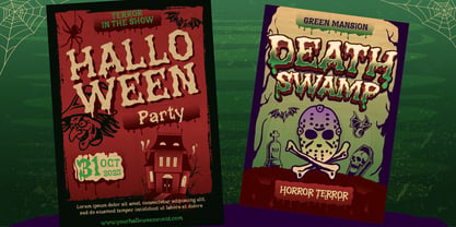 Deathgrin Font Poster 6