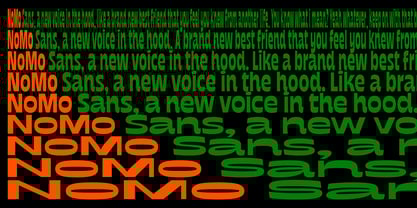 NoMo Sans Font Poster 7