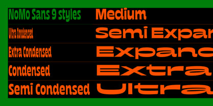NoMo Sans Font Poster 3
