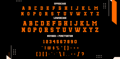 Blaze Knock Font Poster 5