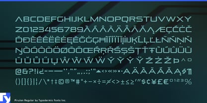 Pirulen Font Poster 7