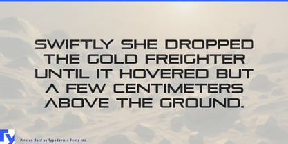 Pirulen Font Poster 3