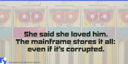 Astrochemistry Font Poster 3