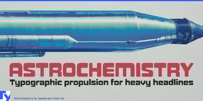 Astrochemistry Font Poster 1