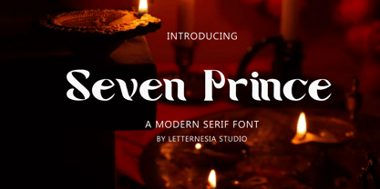 Seven Prince Font Poster 1