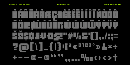 Cosmico Font Poster 9