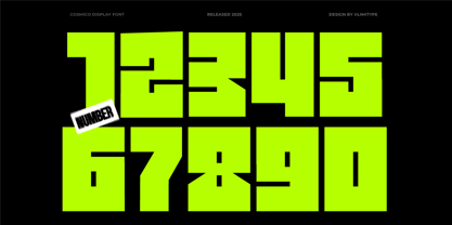 Cosmico Font Poster 5