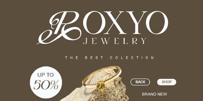 Astera Casty Font Poster 6