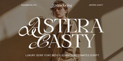 Astera Casty Font Poster 1
