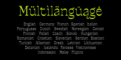 Ronders Reverse Contrast Font Poster 9