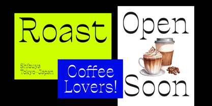 Ronders Reverse Contrast Font Poster 10