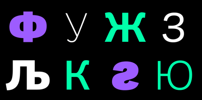 Adelle Sans CYR Font Poster 4