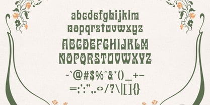 Fleur Royale Font Poster 2