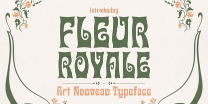 Fleur Royale Font Poster 1