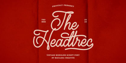 MC Headtrec Font Poster 1