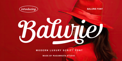 Balurie Font Poster 3