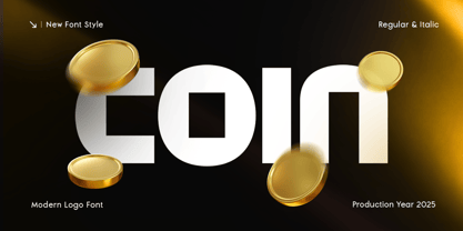 Coin Font Poster 1