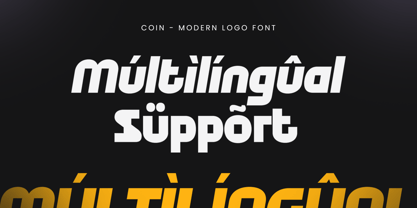 Coin Font Poster 12