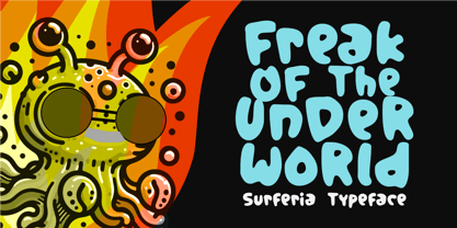 Surferia Font Poster 3