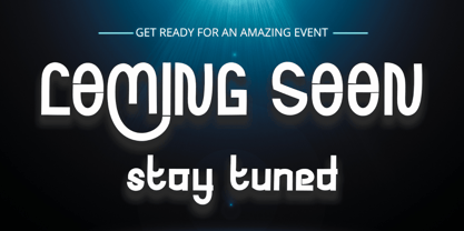 Black Mission Font Poster 3