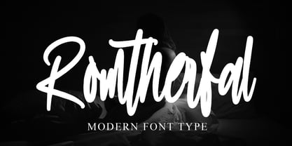Romtherfal Font Poster 1