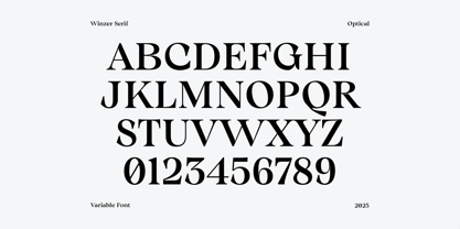 Winzer Serif Variable Font Poster 7