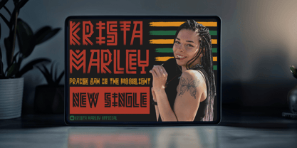 Aztec Beat Font Poster 2