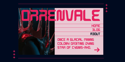 Corptic Font Poster 3