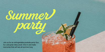 Bagtrue Font Poster 2